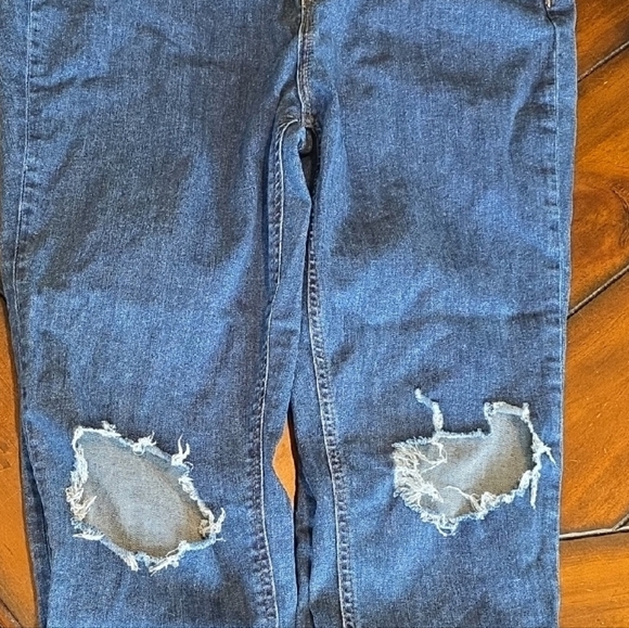 Free People Blue Denim Jeans - Picture 6 of 8